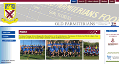 Desktop Screenshot of oldparmiteriansfc.co.uk